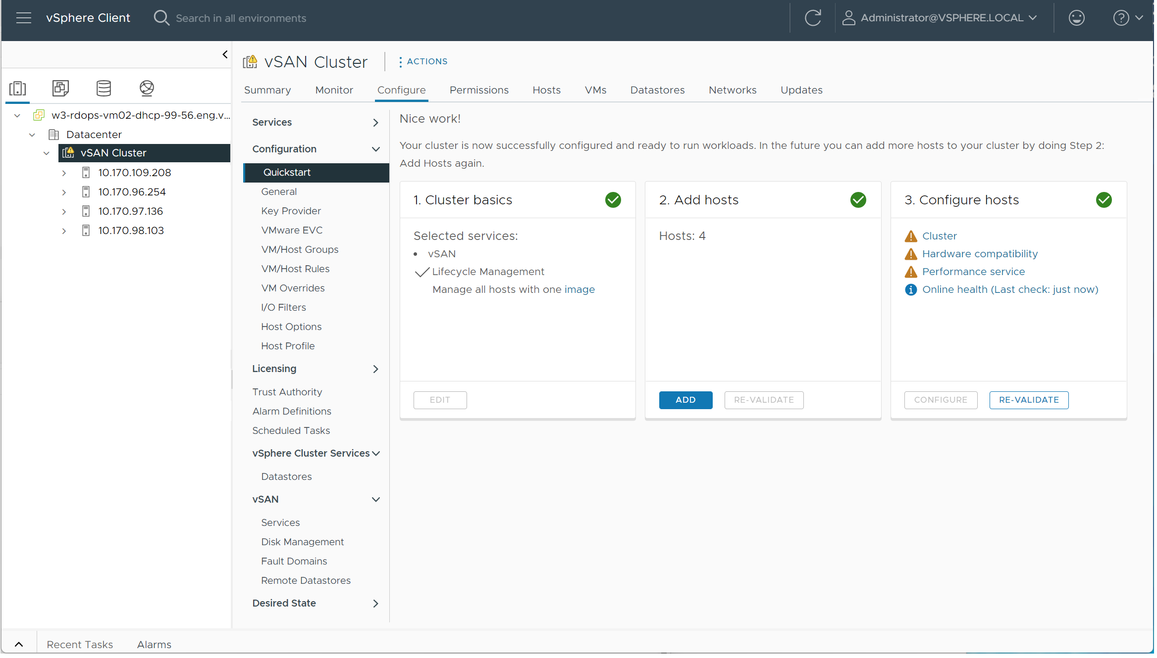 vSAN 快速入门